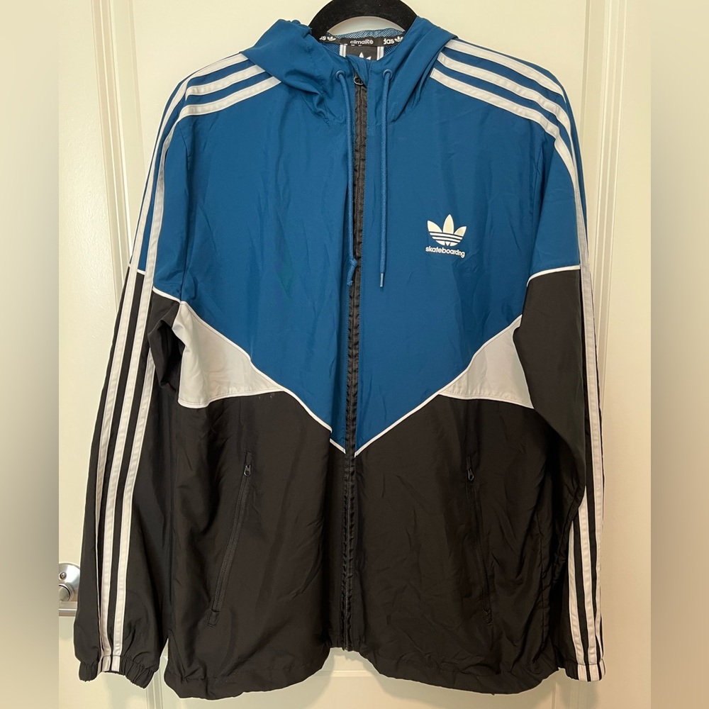 Adidas “climalite” windbreaker hoodie